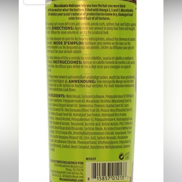 Macadamia Smoothing Cream 5 oz NWT! FULL SIZE! - Picture 8 of 9